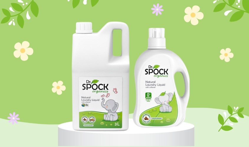 Nước giặt xả Dr.Spock Organics 